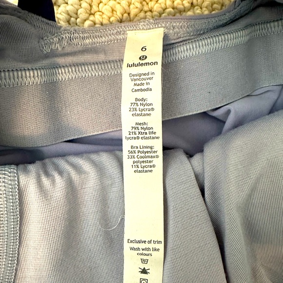 Lululemon Stash N Run Tank Size 6 *Medium Support For B/C Cup Dusty Dawn - Picture 6 of 7